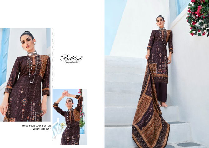 Belliza Qurbat Regular Wear Pashmina Wholesale Dress Material Collection